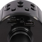 УЦЕНКА Микрофон для караоке Luazon LZZ-58, 1800 мАч, чёрный - Фото 4