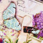 Купюрница "С Днём рождения!", бабочки и цветы, фиолетовая - Фото 7