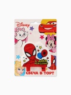 Свеча в торт «С Днем Рождения!», Человек-паук, 8×8 см - Фото 2