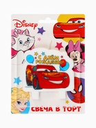 Свеча для торта «С Днем Рождения!», 8×8 см, Тачки - Фото 5