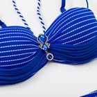 Купальник женский раздельный , цвет синий, размер 44 (фактический размер 42) - Фото 6