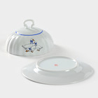 Маслёнка Добрушский завод «Гуси», 500 мл, фарфор, белая - Фото 5