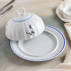 Маслёнка Добрушский завод «Гуси», 500 мл, фарфор, белая - Фото 8