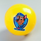 Мяч детский Paw Patrol, желтый 16 см, 50 гр МИКС - Фото 3