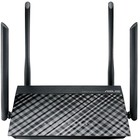 Wi-Fi роутер беспроводной Asus RT-AC1200, 10/100 Мбит, чёрный - фото 51297463
