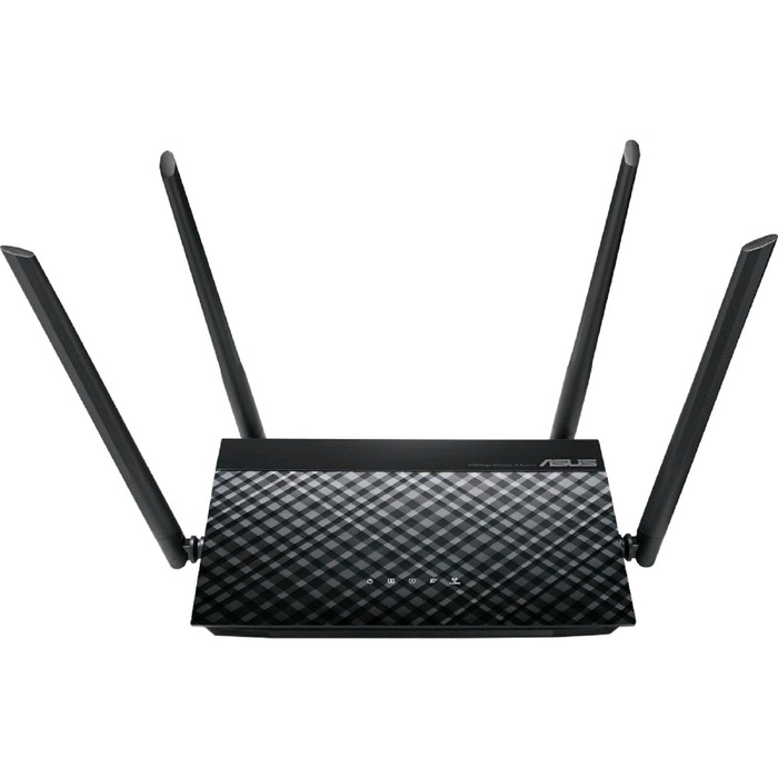 Wi-Fi роутер беспроводной Asus RT-N19 N600, 10/100 Мбит, чёрный