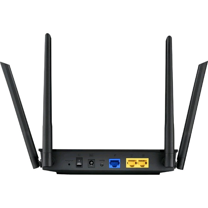 Wi-Fi роутер беспроводной Asus RT-N19 N600, 10/100 Мбит, чёрный - фото 51297468