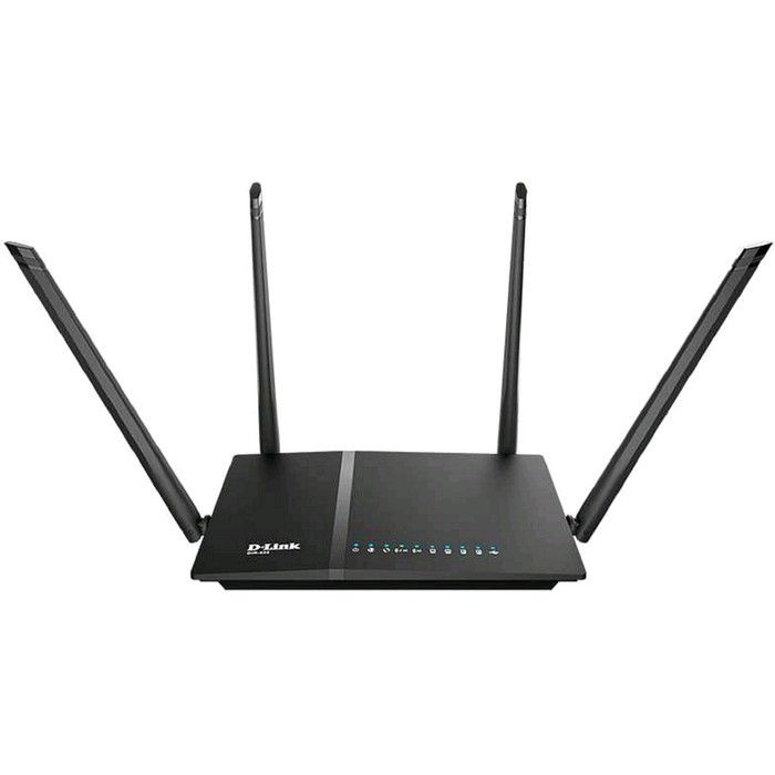 Wi-Fi роутер беспроводной D-Link DIR-825 (DIR-825/RU/R), 10/100/1000 Мбит, 4G, чёрный