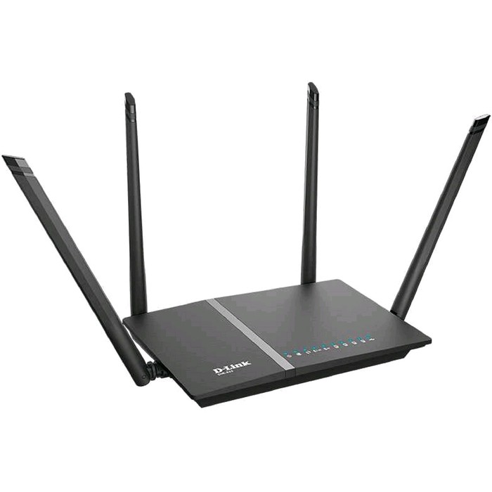 Wi-Fi роутер беспроводной D-Link DIR-825 (DIR-825/RU/R), 10/100/1000 Мбит, 4G, чёрный - фото 51297473