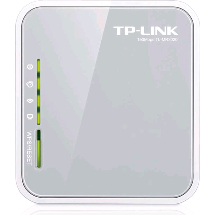 Wi-Fi роутер беспроводной TP-Link TL-MR3020 N300, 10/100 Мбит, 4G ready, белый