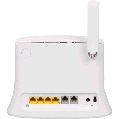 Интернет-центр беспроводной ZTE MF283, 10/100 Мбит, 4G/3G, белый
