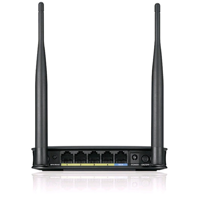 Wi-Fi роутер беспроводной Zyxel NBG-418N v2 (NBG-418NV2-EU0101F) N300, 10/100 Мбит, чёрный   499651 - фото 51297523