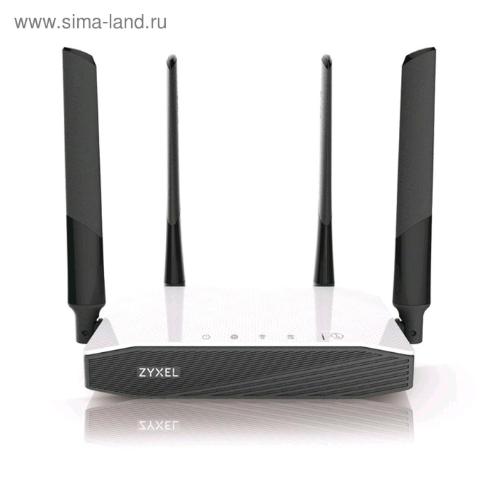 Wi-Fi роутер беспроводной Zyxel NBG6604 (NBG6604-EU0101F) AC1200, 10/100 Мбит, белый - Фото 1