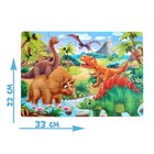 Пазл в металлической коробке «Земля динозавров», 54 элемента - Фото 2