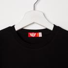 Футболка детская, рост 146 см, цвет черный - Фото 2