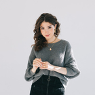 Кулон «Цепь» мятый металл, цвет золото, 45 см - Фото 5