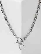 Кулон «Цепь» сердечко, цвет серебро, 45 см - Фото 7