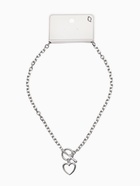 Кулон «Цепь» сердечко, цвет серебро, 45 см - Фото 9