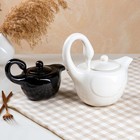 Чайный набор "Лебеди", 2 предмета: чайник 1 л, сахарница 0.5 л - фото 8986210