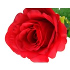 цветы искусственные 68 см, d-10 см роза красная - Фото 2