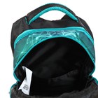 Рюкзак школьный, Luris «Тайлер», 40 х 29 х 17 см, эргономичная спинка, «Техно», чёрный - Фото 11