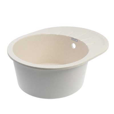 Мойка кухонная из камня GRANMILL 20, 575×445×210 мм, бежевая