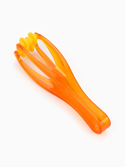 Массажёр для пальцев рук, 14.5×3.8×3.2 см, 2 ролика, оранжевый