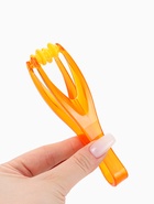 Массажёр для пальцев рук, 14.5×3.8×3.2 см, 2 ролика, оранжевый - Фото 3