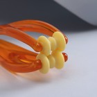 Массажёр для пальцев рук, 14.5×3.8×3.2 см, 2 ролика, оранжевый - Фото 5