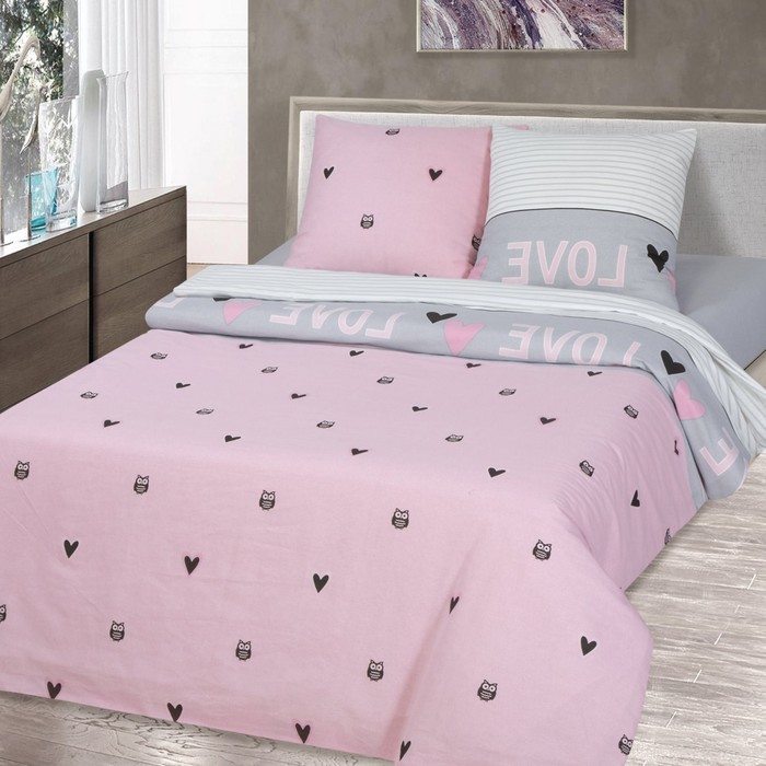 Постельное бельё евро «Артпостель. Гламур», бязь - Фото 1