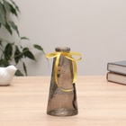 Ваза для цветов «Волшебные мгновения», дымка, 210 мл, d=3.5 см, 7.5(дно)×15 см, стекло, МИКС - Фото 1