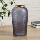 Ваза «Киркинес», 2.5 л, d=8.5 см, 26×13 см, стекло, черничный - Фото 2