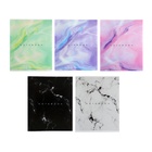 Тетрадь 48 листов в клетку, Calligrata «Мрамор», МИКС - Фото 3