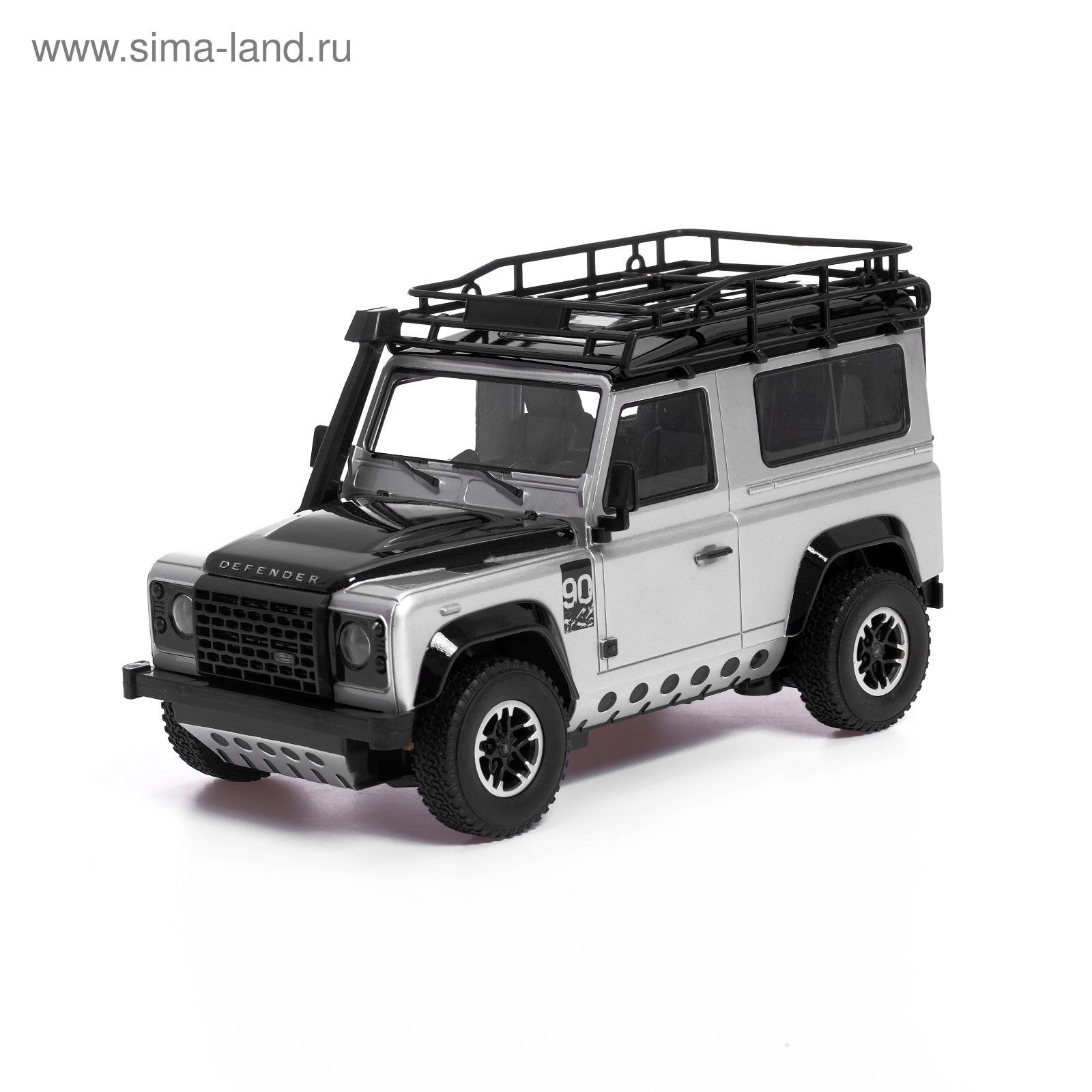 Машина радиоуправляемая Land Rover Defender, 1:16, полный привод, 4WD,  работает от аккумулятора, МИКС (4967650) - Купить по цене от 2 142.00 руб.  | Интернет магазин SIMA-LAND.RU