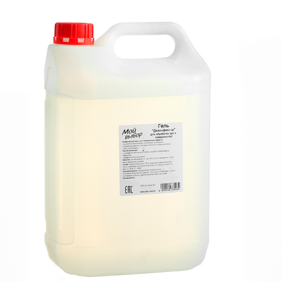 Антисептик "Мой выбор - Дезинфектор", для обработки рук и поверхностей, гель, 5 л