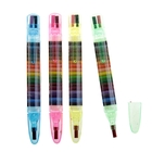 Набор цветных карандашей, 4 шт., со сменными грифелями, 18 цветов - Фото 1