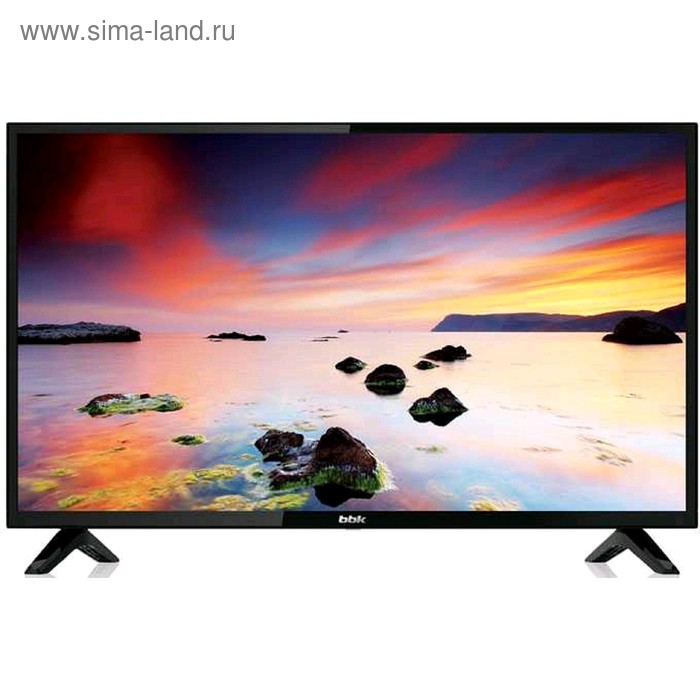 Телевизор BBK 24LEM-1043/T2C, 24", 1366х768, DVB-T/T2/C, 1хHDMI, 1xUSB, чёрный - Фото 1