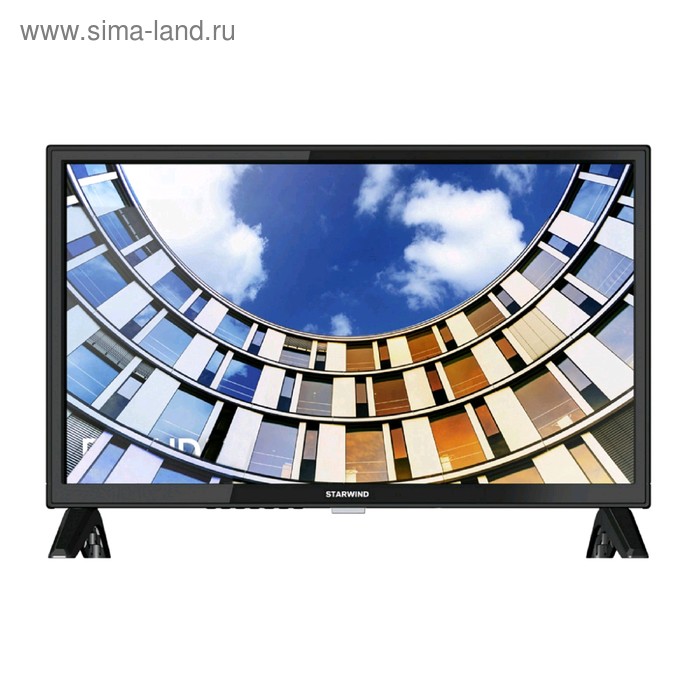 Телевизор Starwind SW-LED24BA201, 24", 1366х768, DVB-T/T2/С, 1xHDMI, 1xUSB, чёрный - Фото 1