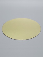 Подложка для торта, круглая, золото - белый, 22 см, 1.5 мм  (артикул 4946973)  большой выбор товаров оптом и в розницу по низким ценам с доставкой