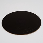 Подложка для торта усиленная 26 см, черно - белая, 3.2 мм - Фото 2