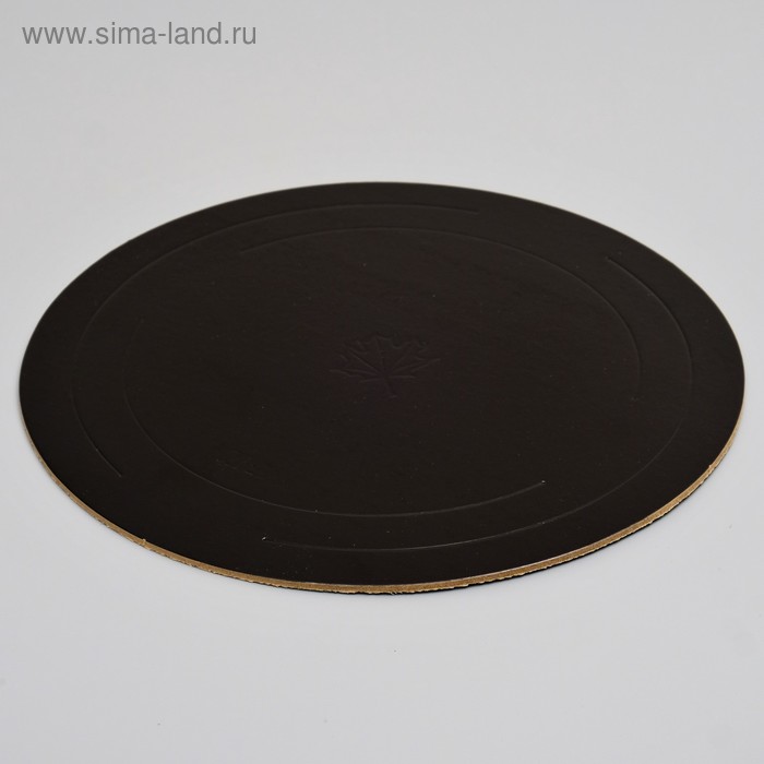 Подложка усиленная 28 см, черно - белая, 3,2 мм - Фото 1