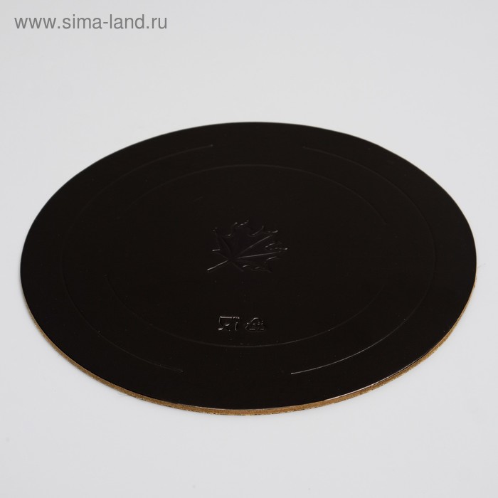 Подложка усиленная 22 см, черно - белая, 3,2 мм - Фото 1