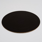 Подложка для торта усиленная 24 см, черно - белая, 3.2 мм - Фото 2