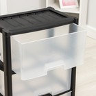 Комод 3-х секционный «Колорит», чёрный - Фото 3