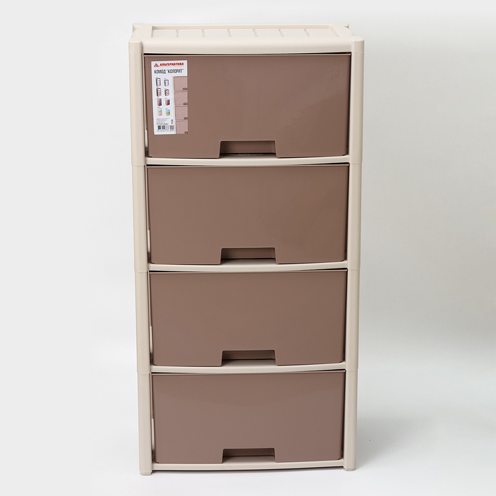 Комод 4-х секционный «Колорит», МИКС - Фото 1