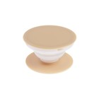 Попсокет Popsockets PS1, держатель для телефона на палец, бежевый - Фото 1