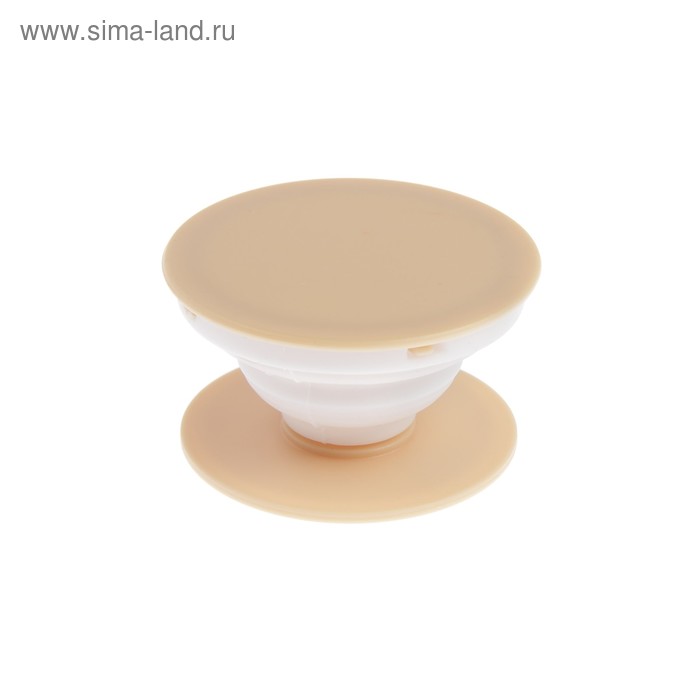 Попсокет Popsockets PS1, держатель для телефона на палец, бежевый - Фото 1