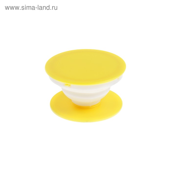 Попсокет Popsockets PS1, держатель для телефона на палец, жёлтый - Фото 1