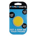 Попсокет Popsockets PS1, держатель для телефона на палец, жёлтый - Фото 4