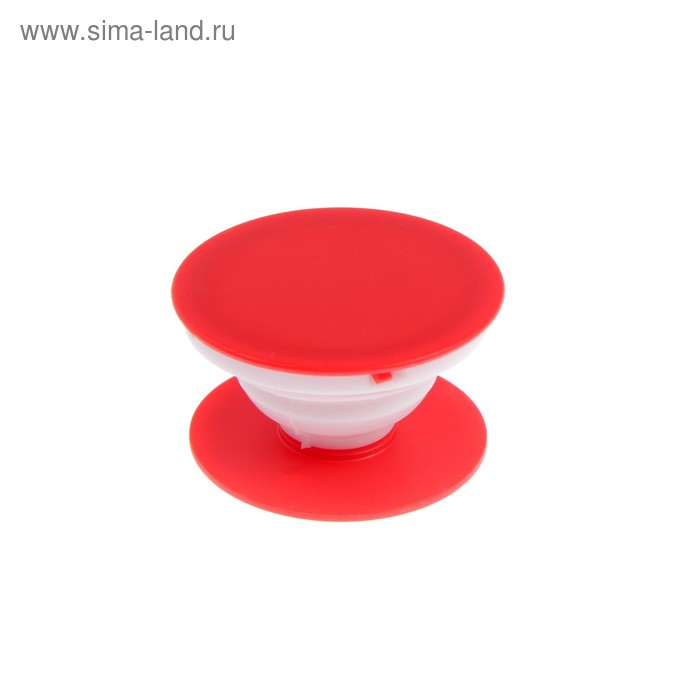 Попсокет Popsockets PS1, держатель для телефона на палец, красный - Фото 1